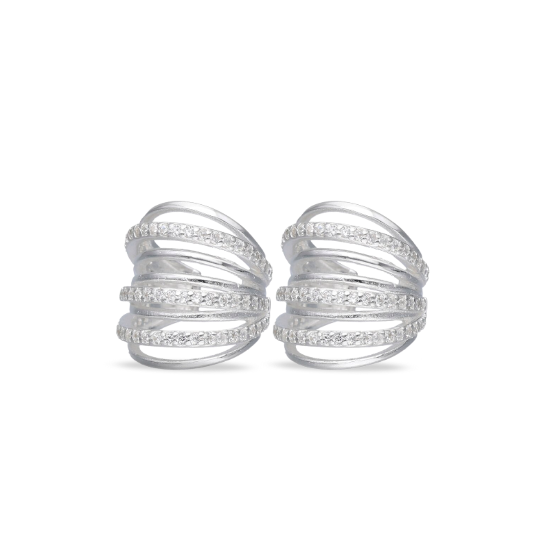 Aros - Argollas Ear Cuff Nefer Plata 925