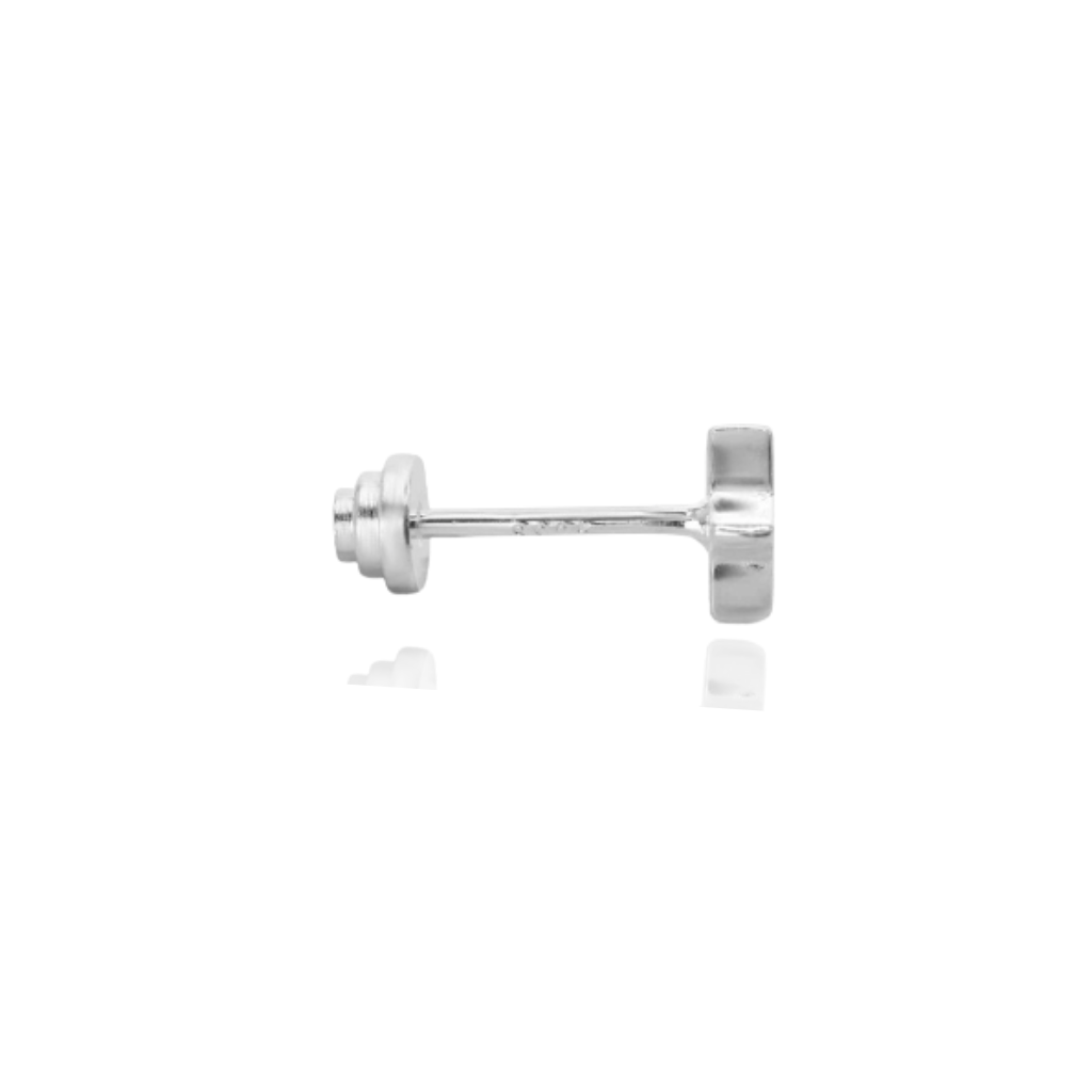 Piercing Destello Plata 925 y circones