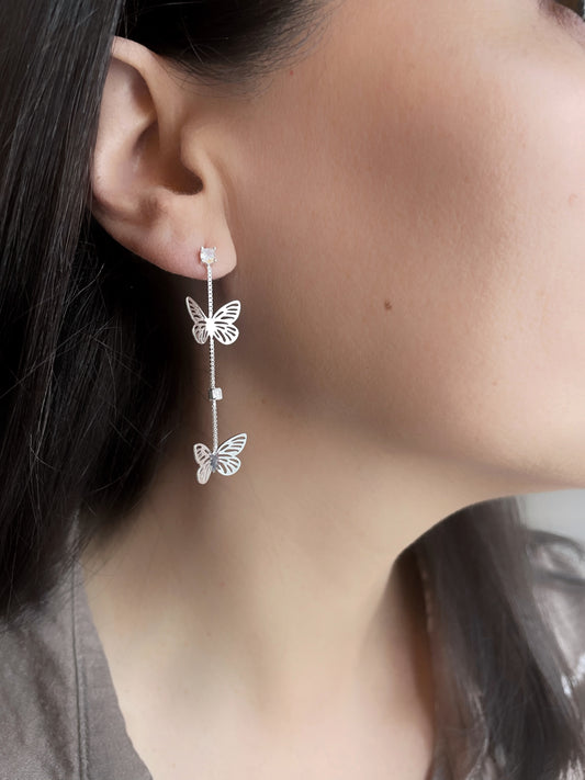 Pendientes Mariposas en Vuelo