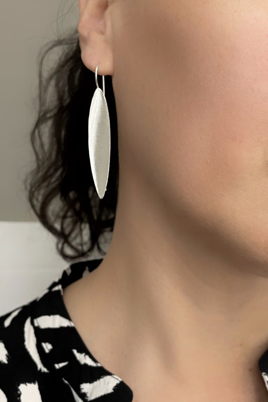 Pendientes Leonor Plata 925 satinada