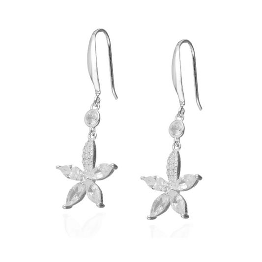 Pendientes Colgantes  Flor de Aura