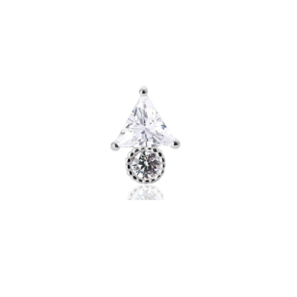 Piercing Lumi en plata 925 con circones