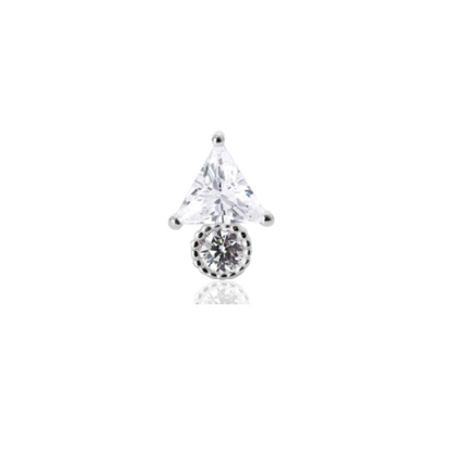 Piercing Lumi en plata 925 con circones