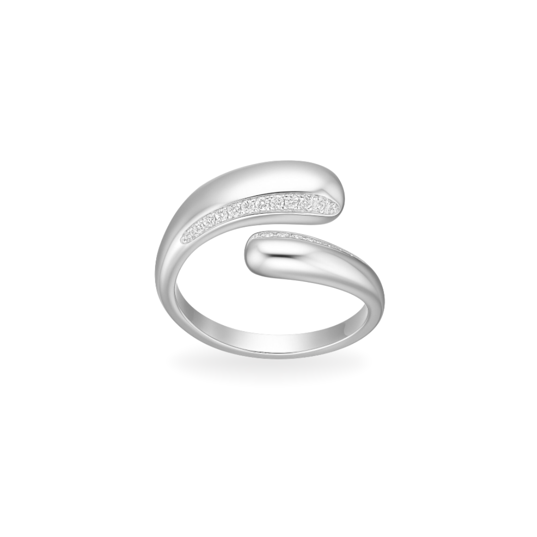 Anillo Silver Flow – Plata 925 con Circones