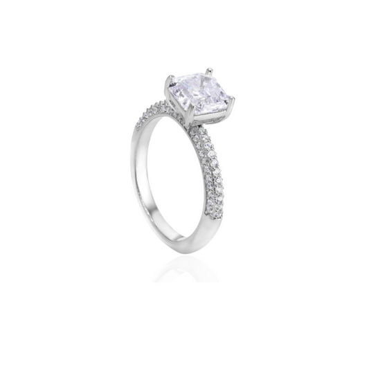 Anillo Soraya Plata 925 con  circones