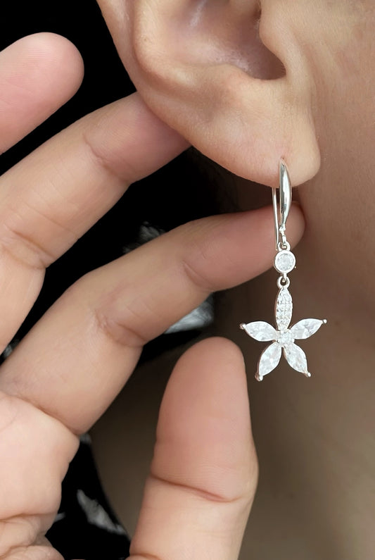 Pendientes Colgantes  Flor de Aura