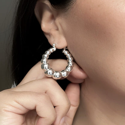 Argollas Romana-Plata 925