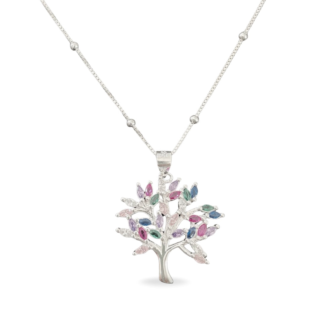 Collar Albera – Árbol de la Vida en Plata 925