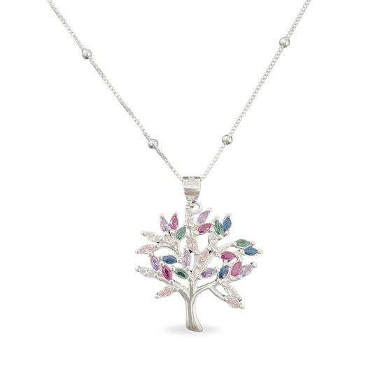 Collar Albera – Árbol de la Vida en Plata 925